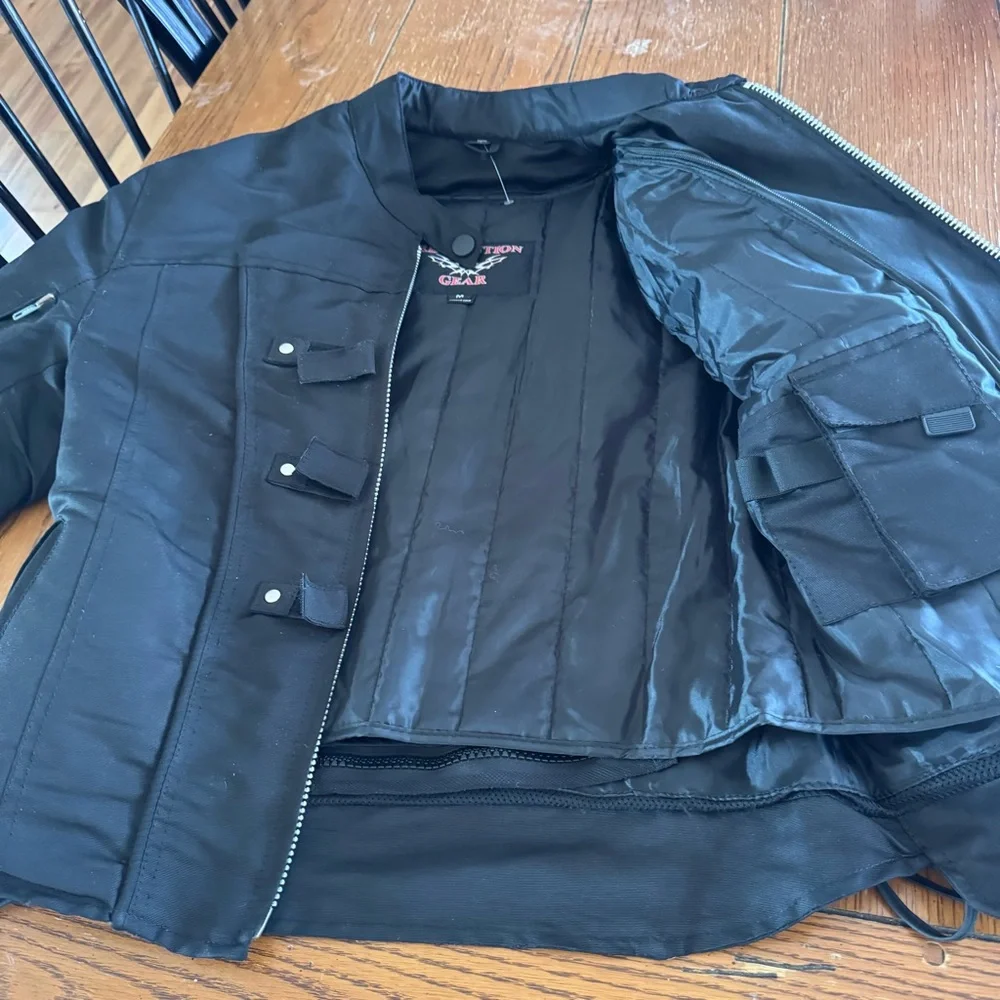 Revolution Gear Black Riding motorcycle Jacket size M - Picture 6 of 7